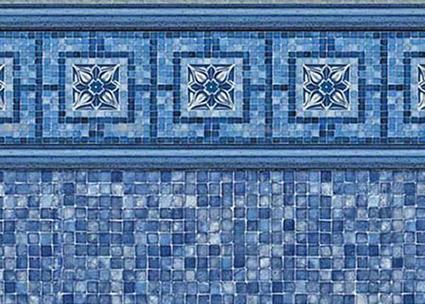 Vintage Blue Mosaic